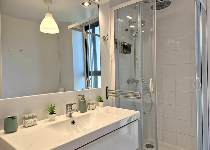 Lägenhet Bright For 6 In *